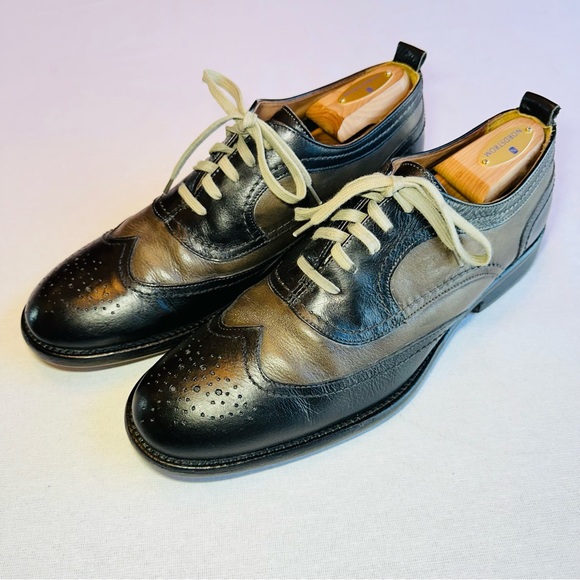 Johnston & Murphy Other - 💚 J & M 1850 / JOHNSTON & MURPHY LEATHER OXFORD TWO TONE MENS SHOE GREAT COND